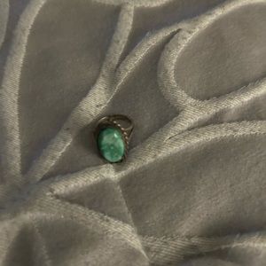 Turquoise and silver ring women size 6 1/2